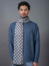 Grey Check Muffler - TOSSIDO