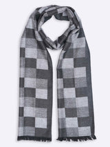Grey Check Muffler - TOSSIDO