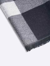 Grey Check Muffler - TOSSIDO