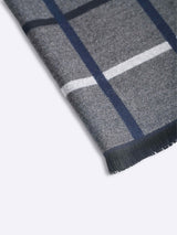 Grey Check Muffler - TOSSIDO