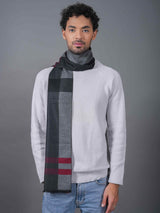 Grey Check Muffler - TOSSIDO