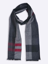 Grey Check Muffler - TOSSIDO