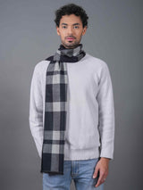 Grey Check Muffler - TOSSIDO