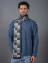 Grey Check Muffler - TOSSIDO