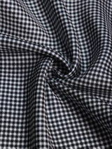 Grey Check Silk Pocket Square - TOSSIDO