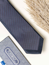 Grey Dotted Necktie Gift-set