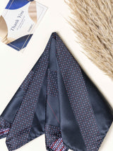 Grey Dotted Necktie Gift-set