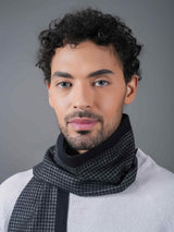 Grey Geometric Muffler - TOSSIDO