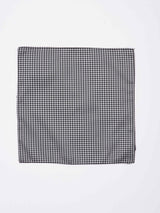 Grey Geometric Reversible Stole & Pocket Square Set - TOSSIDO