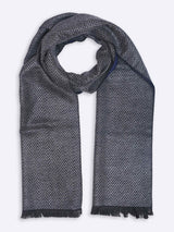 Grey Geometric Reversiblr Muffler - TOSSIDO