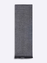 Grey Geometric Reversiblr Muffler - TOSSIDO