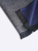 Grey Geometric Reversiblr Muffler - TOSSIDO