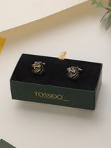 Grey Horse Cufflinks - TOSSIDO