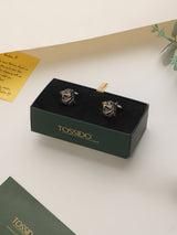 Grey Horse Cufflinks - TOSSIDO