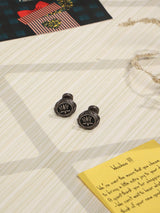Grey Lotus Cufflinks - TOSSIDO