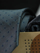 Grey Necktie & Pocket Square Giftset - TOSSIDO