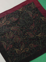 Grey Paisley Pocket Square - TOSSIDO