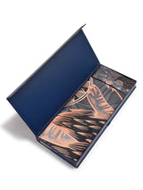 Grey & Peach Novelty Scarf & Scarf Bag Set - TOSSIDO