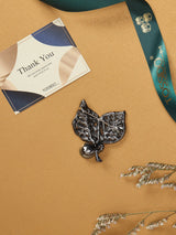 Grey Petals Brooch - TOSSIDO