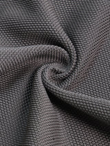 Grey Solid Knitted Pocket Square - TOSSIDO