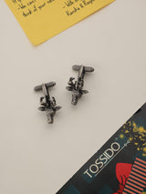 Grey Stag Cufflinks - TOSSIDO