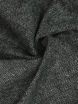 Grey Stripe Wool Pocket Square - TOSSIDO