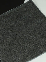 Grey Stripe Wool Pocket Square - TOSSIDO