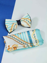Harbour Bowtie & Pocket Square Set - TOSSIDO