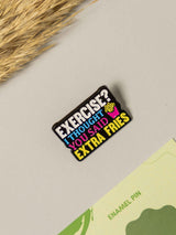 Healthy Typography Enamel Pin - TOSSIDO