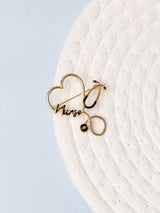 Heartbeat Nurse Brooch