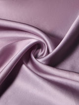 Heather Purple Solid Silk Pocket Square - TOSSIDO