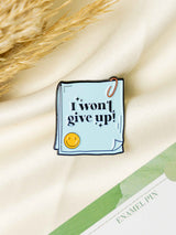 Hopeful Typography Enamel Pin - TOSSIDO