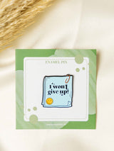 Hopeful Typography Enamel Pin - TOSSIDO