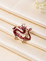 Imperial Red Dragon Brooch