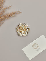 Ivory Camellia Brooch