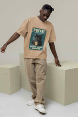 Java Justice: Keeping it Legal with Coffee Oversized Tee - TOSSIDO