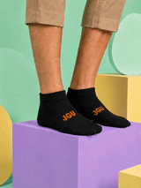 JGU Black Ankle Socks - TOSSIDO