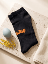 JGU Black Ankle Socks - TOSSIDO