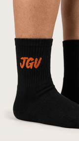 JGU Black Full Length Socks - TOSSIDO