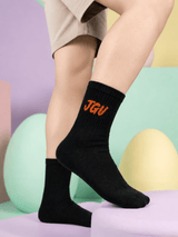JGU Black Full Length Socks - TOSSIDO