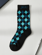 JGU Classic Argyle Crew Socks - TOSSIDO