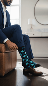 JGU Classic Argyle Crew Socks - TOSSIDO