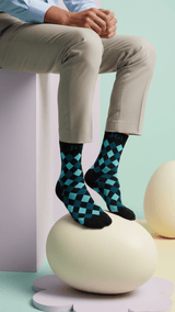 JGU Classic Argyle Crew Socks - TOSSIDO