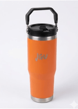 JGU Grip Lock Coral Orange Insulated Tumbler - TOSSIDO