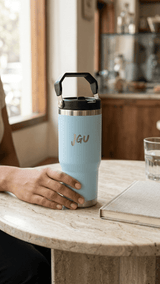 JGU Grip Lock Light Blue Insulated Tumbler - TOSSIDO