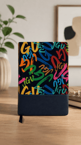 JGU Urban Script Navy Blue Diary - TOSSIDO