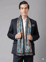 JGU Variegated Signature Stole & Pocket Square Set - TOSSIDO