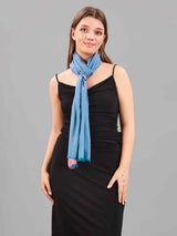 Kashmiri Elegance Teal Stole - TOSSIDO