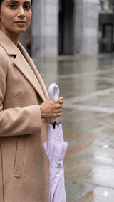 Lavender Solid Capsule Umbrella - TOSSIDO