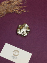 Lavender & White Enamel Pearl Flower Brooch - TOSSIDO
